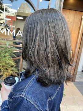 エマ(EMMA) くびれ巻き×オリーブグレー［EMMA］yui