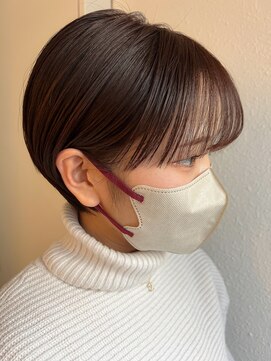 カフカ(CAFCA) コンパクトショート/ショートヘア/ピンクブラウン