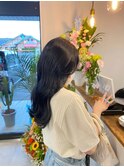 韓国風スタイル×20代艶々ブラックカラー