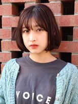 アレンヘアー 甲南本通り店(ALLEN hair)&nbsp;ふわふわミニボブ/シースルーバング/小顔カット/モテ髪/ボブ