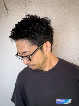 グルーマーズトウキョウ(GROOMER/S TOKYO) 【GROOMERS 稲田】 スパイキーショート スタイル スペインカール
