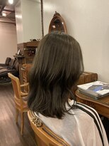 ワイエスパーク 代官山店(Y.S.PARK)&nbsp;艶髪暗めこっくりオリーブカラー