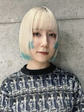 ソル オモテサンドウ 表参道 青山(SOL . OMOTESANDO) ミルクティーベージュダブルカラーケアブリーチインナーカラー