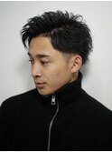 スパイラルパーマハーフバック