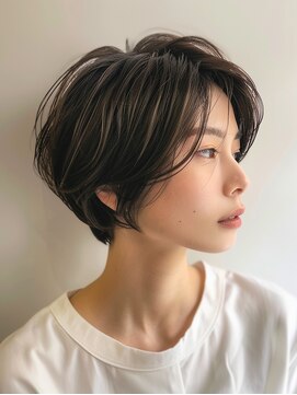 アルトリスト(Altruist Aging×HAIR&SPA) ☆イメチェンピンクベージュアンブレラカラー前髪クールショート