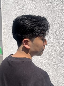 ニコ トウキョウ ロジック(nico TOKYO Logic) センターパート×ニュアンスパーマ