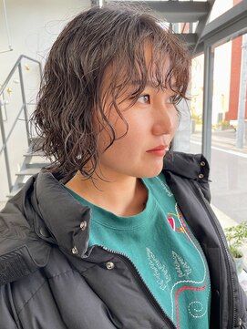 ヘアー アイス 御器所本店(HAIR ICI) 20代30代40代ふんわりカールヘルシーレイヤーボブパーマ
