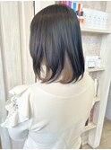 福山市Caaryインナーカラーコントラスト夏先取りデザインカラー