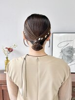 ヘアー アイス 御器所本店(HAIR ICI)&nbsp;ヘアセット/タイトヘア/タイトシニヨン/ボブ/結婚式ヘア