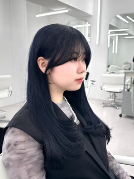 アマトウキョウ アユンチェ(AMA TOKYO×AYUNCHE) 前髪顔まわり韓国ヘアレイヤーカットサイドバンク2wayバンク韓国