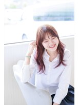 クラウン ヘア ラウンジ(CROWN hair lounge)&nbsp;【クラウン】20代30代40代　らふレイヤー×グラデーションピンク