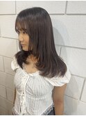 ミディアムヘア/レイヤーカット/アディクシーカラー