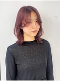レイヤーカット　ブリーチ　ダブルカラー　ウルフカット