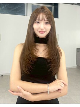 ユーフォリア 池袋東口駅前店(Euphoria) 20代30代40代◎韓国ヘアー顔周りレイヤー似合わせカットロブ