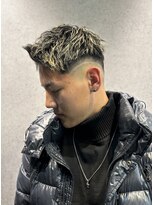 フジヤマバーバーショップ エビス(FUJIYAMA BARBER SHOP ebisu)&nbsp;フェード×ツイストパーマ