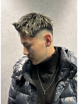 フジヤマバーバーショップ エビス(FUJIYAMA BARBER SHOP ebisu) フェード×ツイストパーマ