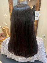 ヘアリゾート粋 トゥジュ 池袋東口店(tujuh)&nbsp;艶髪ストレート/髪質改善/透明感/ダークブラウン
