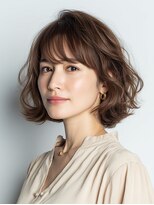 ビフィーノ リルネ(Bifino Rilune) クラゲヘアー/小顔/ココアベージュ/オリーブグレー/川西