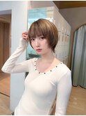 髪質改善/クールショート/イメチェン/ショートボブ前髪/横浜