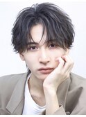 MEN’S HAIR/サーフカール/刈り上げセンターパート/札幌