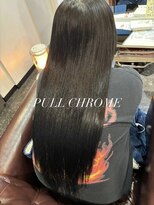 プルクローム(PULL CHROME) 韓国風黒髪ロング