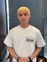 ブロック ジャポン(bloc japon)&nbsp;ブロンドヘアでつくるタイトなショートスタイル