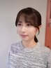 【伸ばしている人に最適】前髪+顔周りカット+6step髪質改善トリートメント　