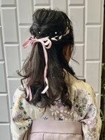 モザミ(MOZAMI)&nbsp;編み込みハーフアップ