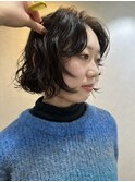 暗髪でも可愛いボブパーマ【mayu】【Ato.明石】