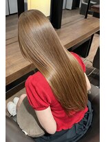 ノイ(neu) 【静岡エリア】シルクベージュ×美髪ストレートロング