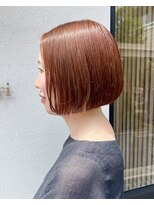 ファヴォリ(favori)&nbsp;【favori 自由が丘】ツヤツヤオレンジボブ