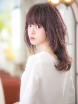 ヴィアラ 自由が丘(VIALA) 【VIALA 自由が丘】艶カラー×セミロング