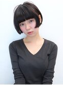 【morio池袋】可愛いエフォートレス黒髪ショートボブ♪