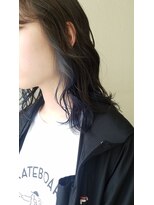 キーン 立川店(keen)&nbsp;【keen×武田】インナーカラー ネイビーブルー