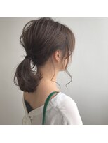 ルル(LuLu by KENJE) やわらかグレージュ×ヘアアレンジ