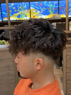 ラ メール ヘア デザイン(La mer HAIR DESIGN) 癖毛×パーマ×フェード