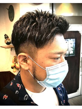 ラズリーヘアー(LAZLY HAIR) ショート+メッシュカラー