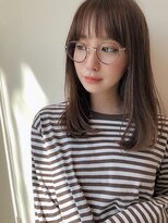 シエナ(CIENA)&nbsp;【CIENA】フェードベージュのナチュラルストレート♪＠酒井