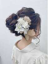 グランルッソ 岡山駅前(GRAN LUSSO)&nbsp;ヘアアレンジ☆ミドルアップ☆大人かわいい