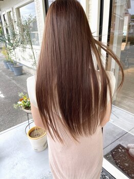 ヘアー アトリエ アンジー(Hair Atelier Angee)の写真/認められたサロンのみが導入出来る【グローバルミルボン】で味わったことのない極上の美髪に導きます♪