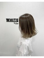 アンダーバーホワイト 西宮店(_WHITE) エアタッチ　バレイヤージュ　デザインカラー