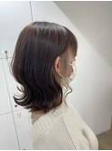 さりげないグレージュインナーカラー♪【Number Three 綱島店】