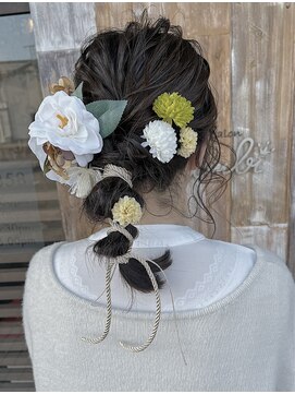 バンビ プライベート サロン(Bambi private salon) ＊成人式ヘアセット＊お呼ばれヘア＊紐＊編み下ろし*Bambi松平愛