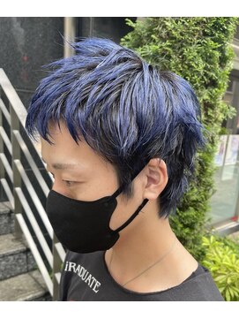 ゼンコー 国分寺(ZENKO) 【デザインカラー】ブラック×ネイビー(ブリーチ1~2回)