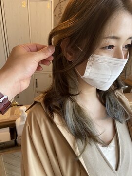 キキ(kiki) ナチュラルインナーカラー*#ベージュカラー#三重