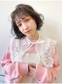 Emma  ecole ブリーチあり◎透明感暗髪×カーリーボブ　by木村