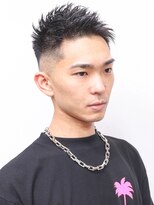 ルックグッドストア(LOOK GOOD STORE)&nbsp;束感ショートマッシュパーマウルフ波巻きハイライト 213