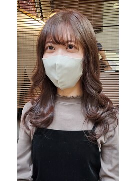 ココペリ レイヤーカット+ピンク系カラー+トリートメント