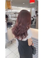 プロデュース 南林間店(Produce) うる艶ロングウェーブ 髪質改善ケアカラー ピンクブラウン