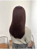 池袋 髪質改善 ストレート 艶カラー ピンクブラウン♪